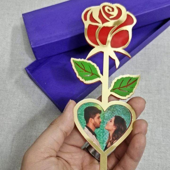 CUSTOMIZED ACRYLIC PHOTO ROSE - BBD GIFTS