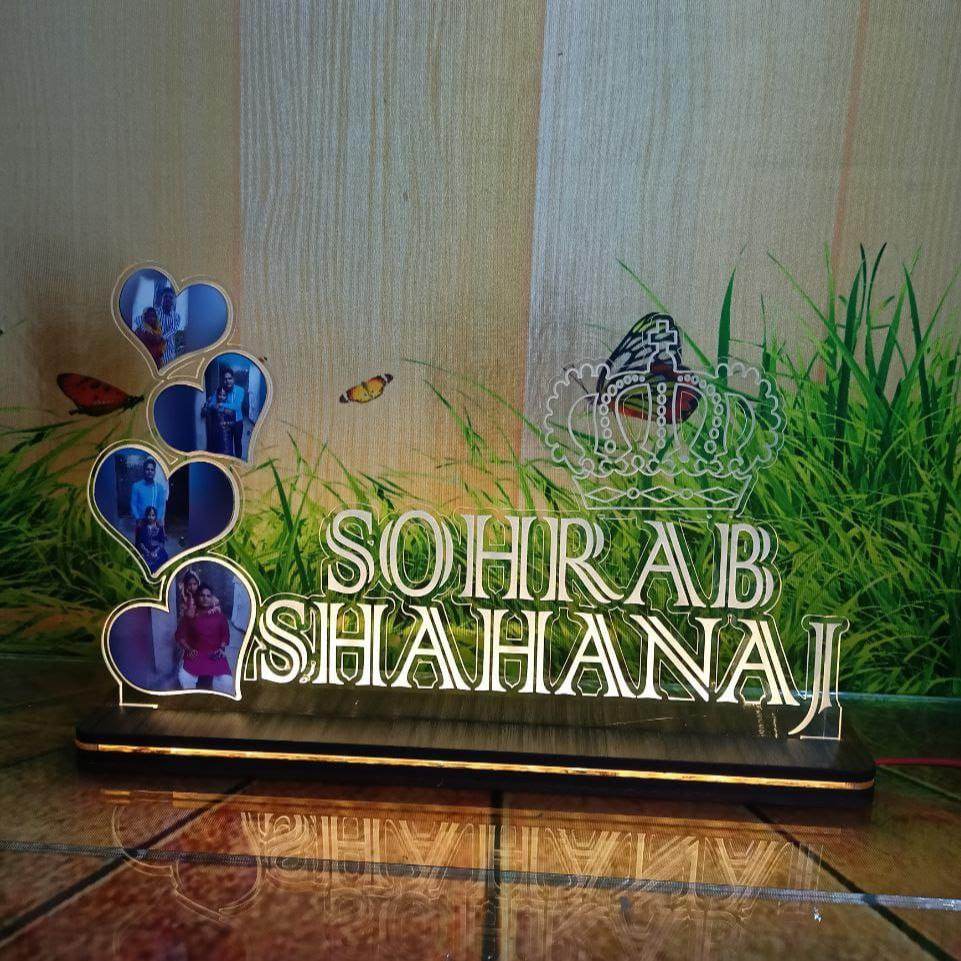 Personalized Acrylic 3d Illusion Led Lamp - BBD GIFTS