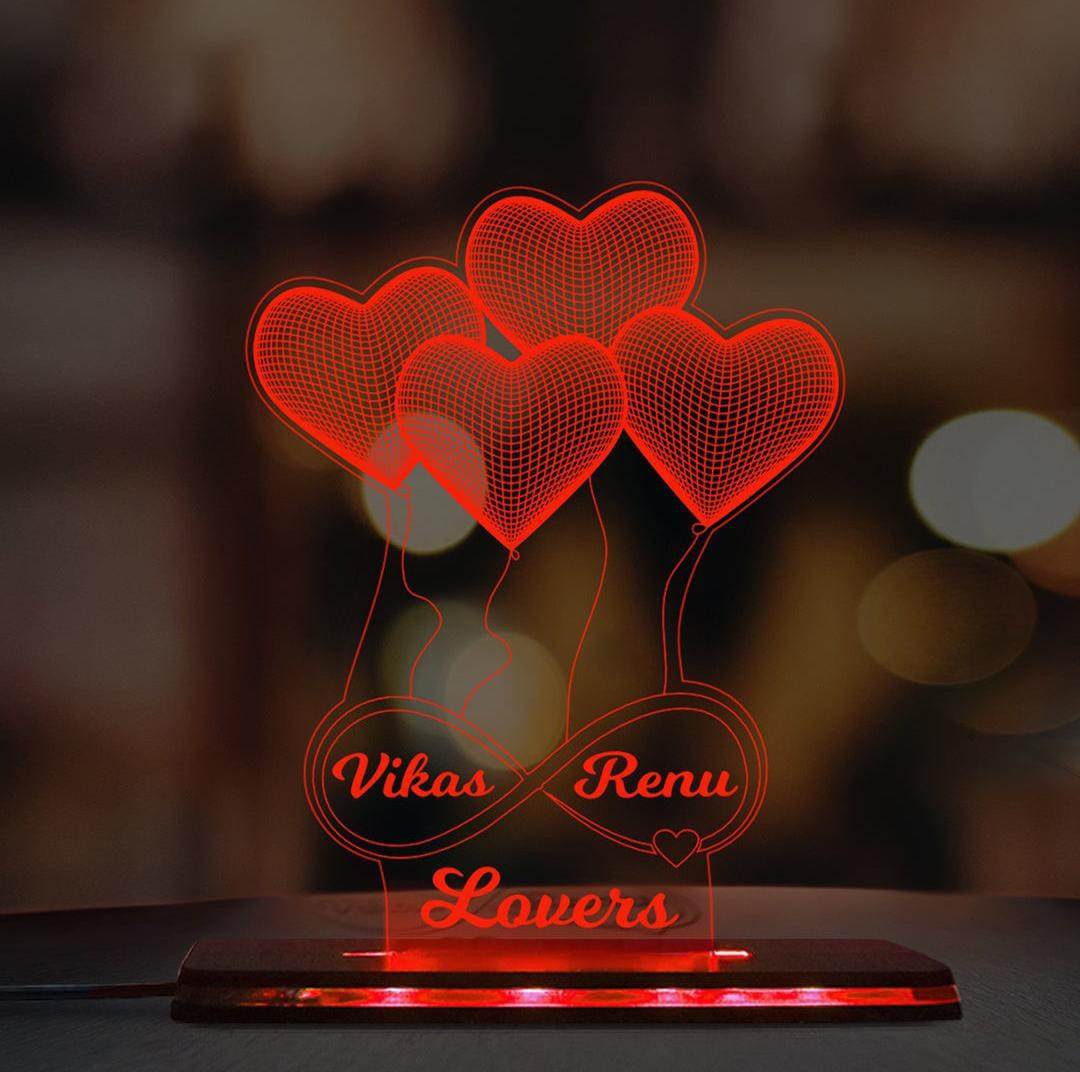 Customise Acyrlic Engraving Lamp - BBD GIFTS