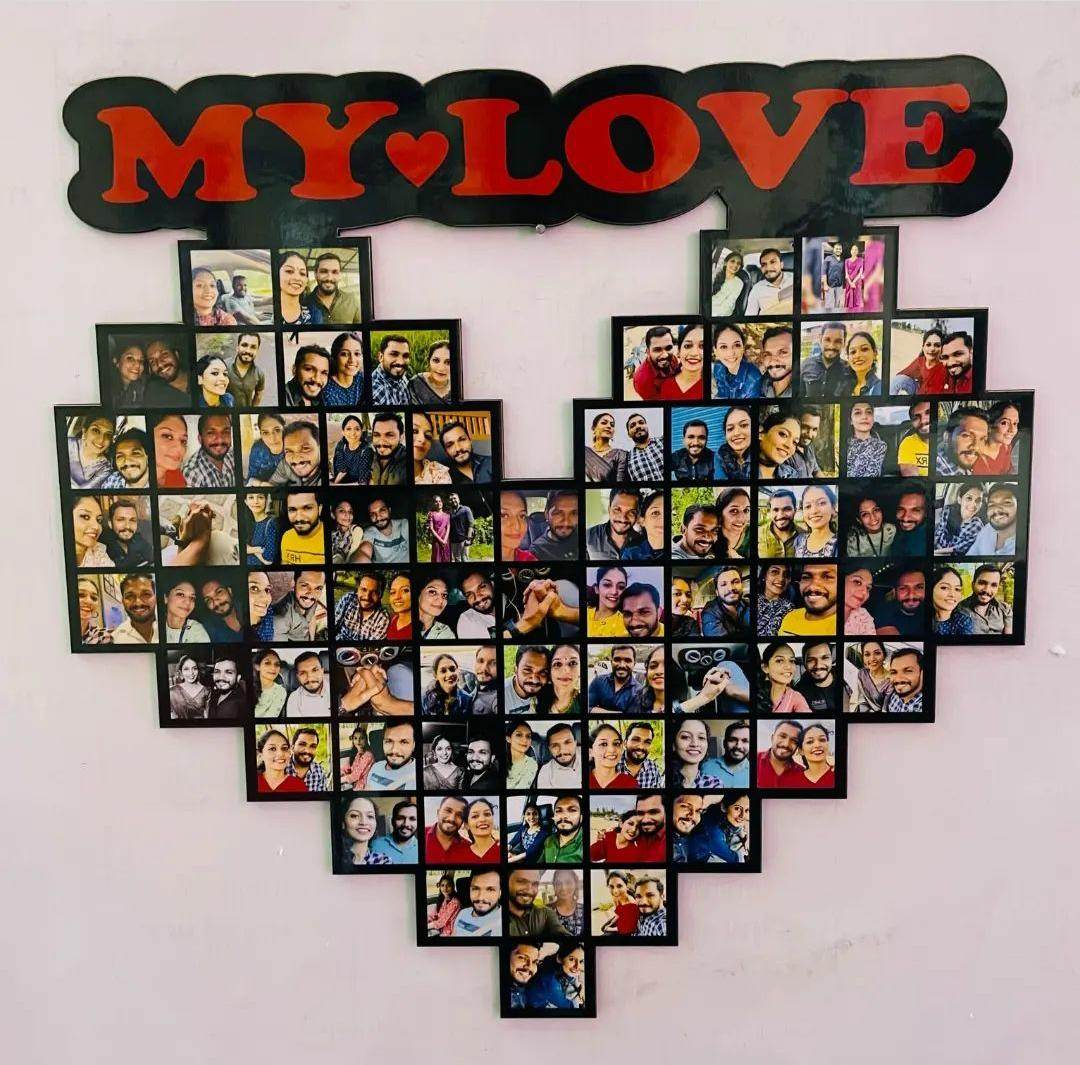 Customised Heart frame | Photo Frame - BBD GIFTS