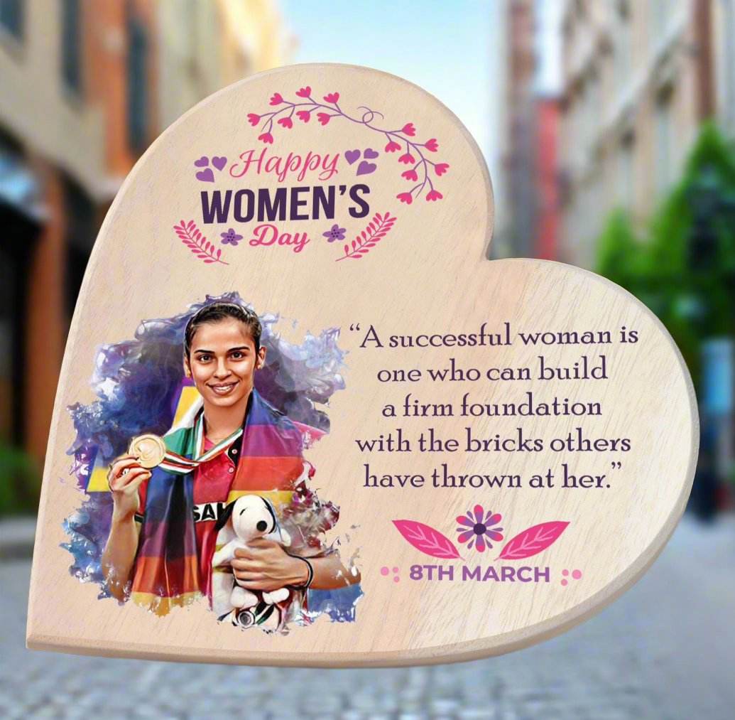 Wooden table top for womens day - BBD GIFTS
