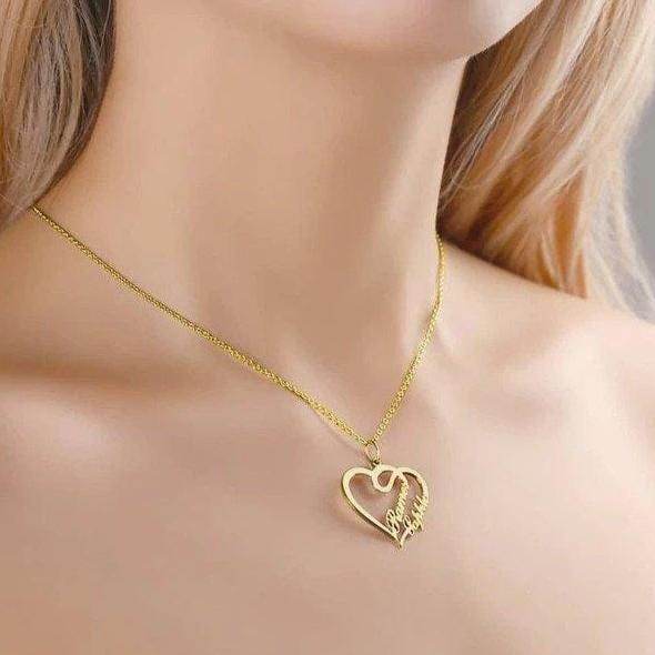Couple Name Pendant - BBD GIFTS
