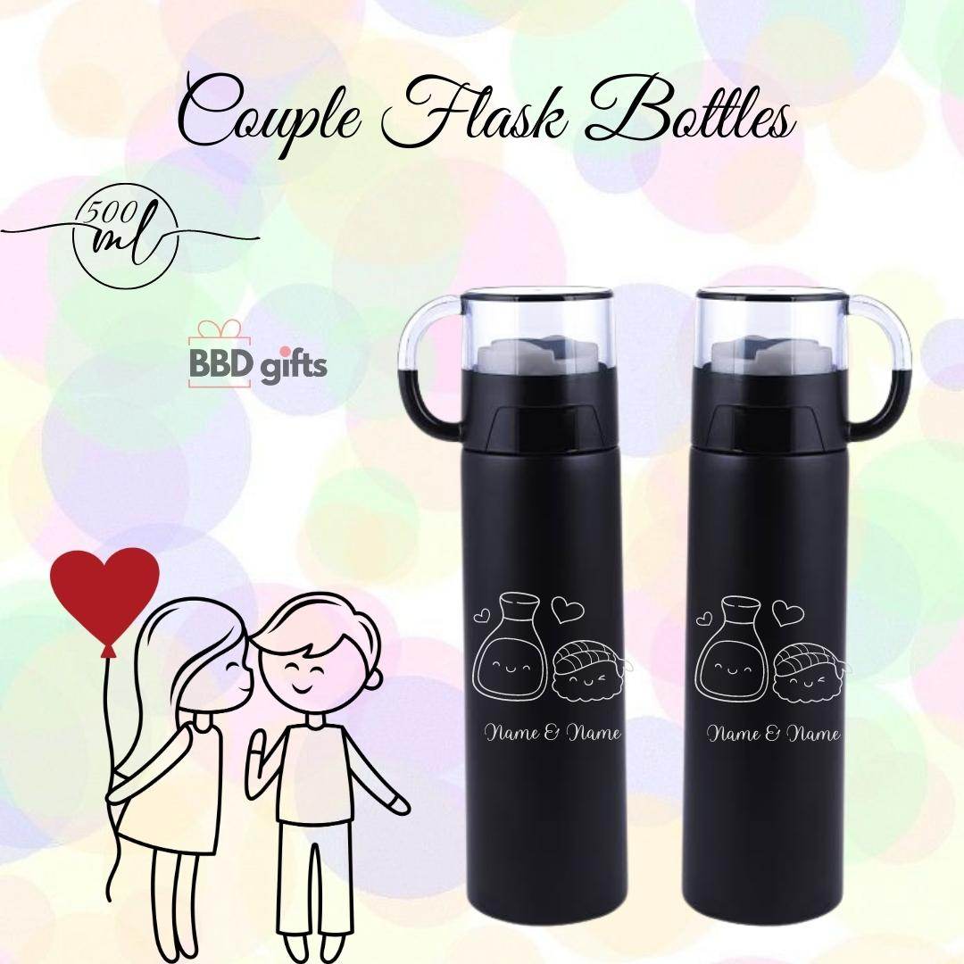 Personalized Couple Travel Mug | Couple Travel Mug | King Queen Travel Mug | Couples Gift | Romantic Gift For Anniversary | Wedding - BBD GIFTS