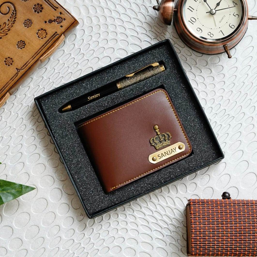 Personalized Wallet With Name - Birthday Combo For Men - Gift Set For Men - Couple Gifts - BBD GIFTS