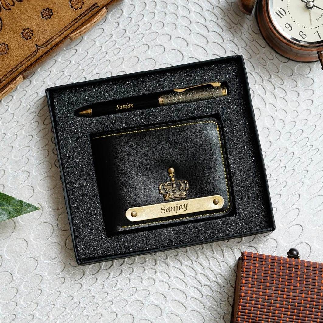 Personalized Wallet With Name - Birthday Combo For Men - Gift Set For Men - Couple Gifts - BBD GIFTS