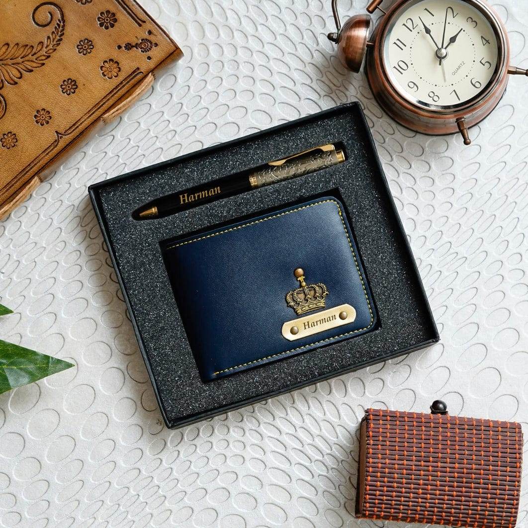 Personalized Wallet With Name - Birthday Combo For Men - Gift Set For Men - Couple Gifts - BBD GIFTS