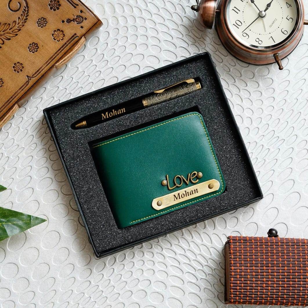 Personalized Wallet With Name - Birthday Combo For Men - Gift Set For Men - Couple Gifts - BBD GIFTS