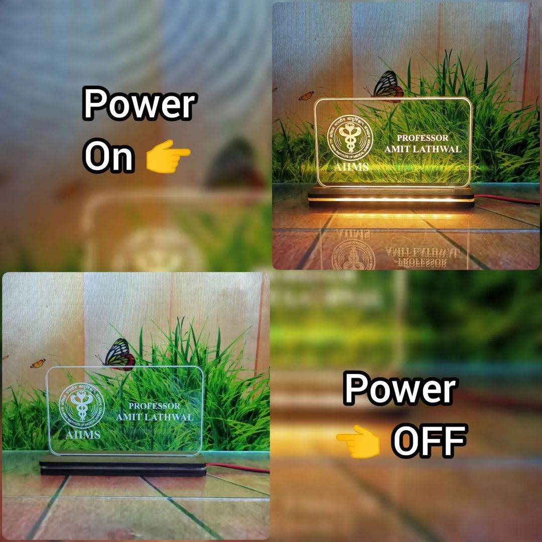 Customized Table Top With LED For Manufacturer | Best gift for ACCOUNTANCY | Special Gift For EQUITY DEALER | Personalized Gift For PROPRIETOR - BBD GIFTS