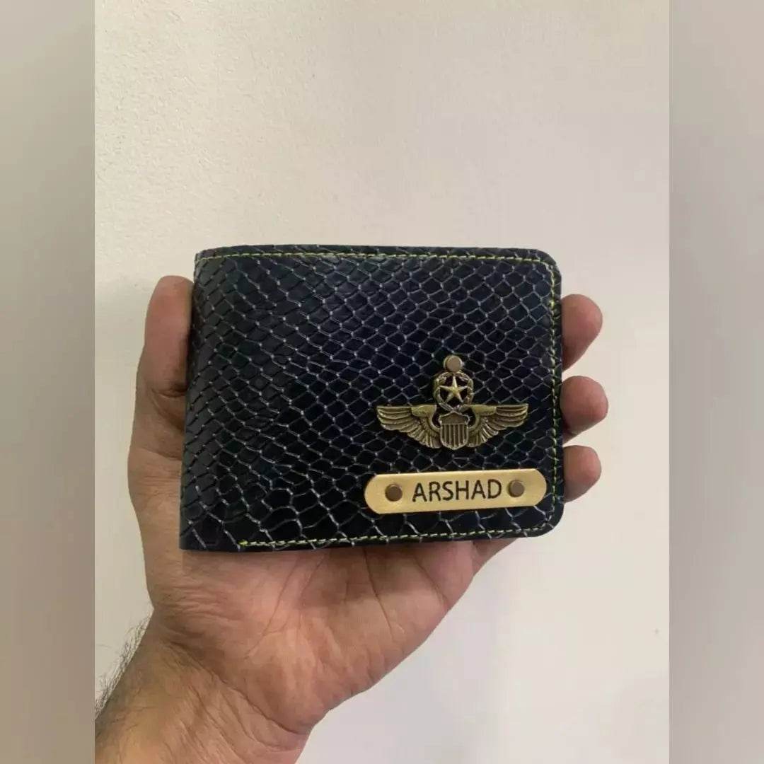 Personalised Croc wallet - Customized Mens Wallet - Gifts For Him - Gift Ideas For Husband - Name Wallet - BBD GIFTS
