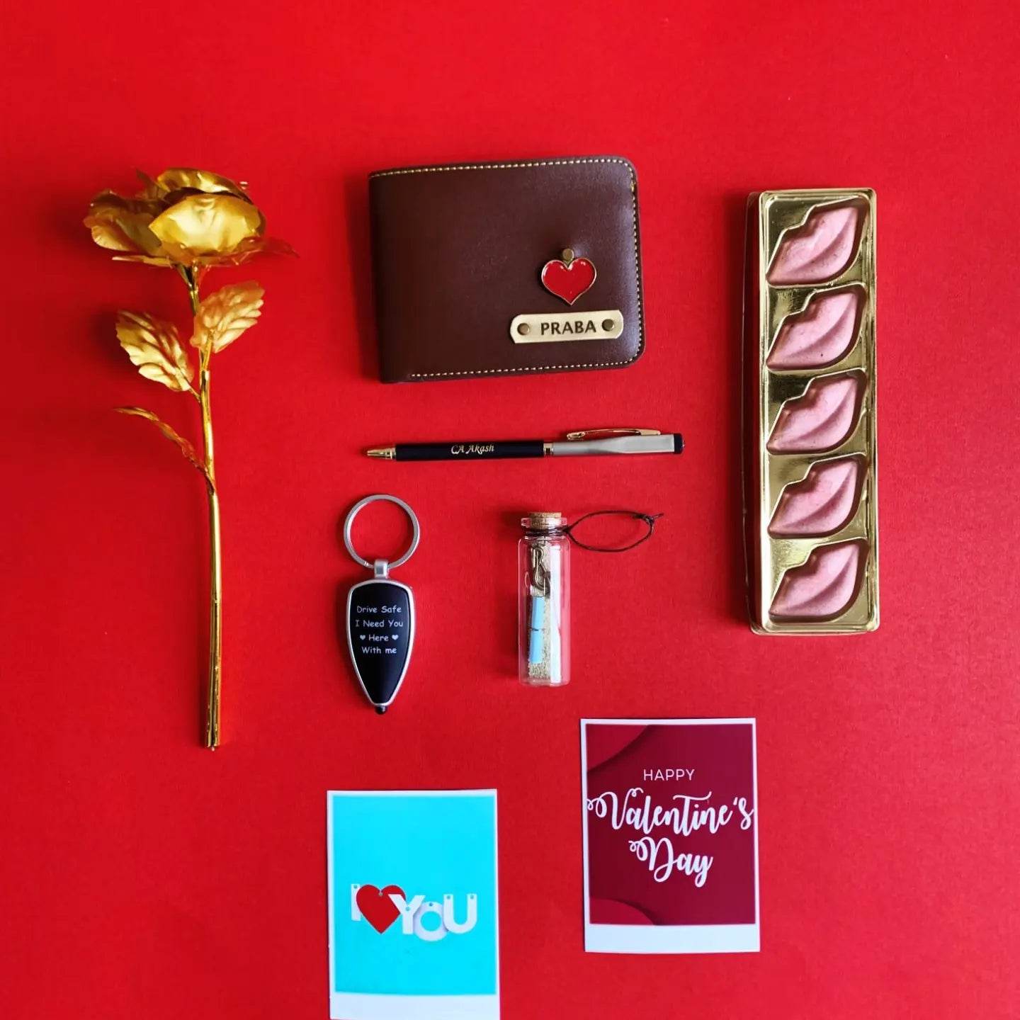 Customized Valentine Combo | cute budget combo gift for him - BBD GIFTS
