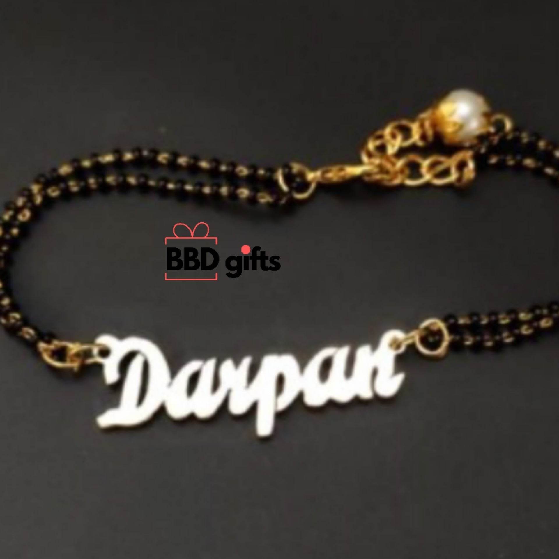 Customized mangalsutra bracelet | Hand bracelet | Hand mangalsutra - BBD GIFTS