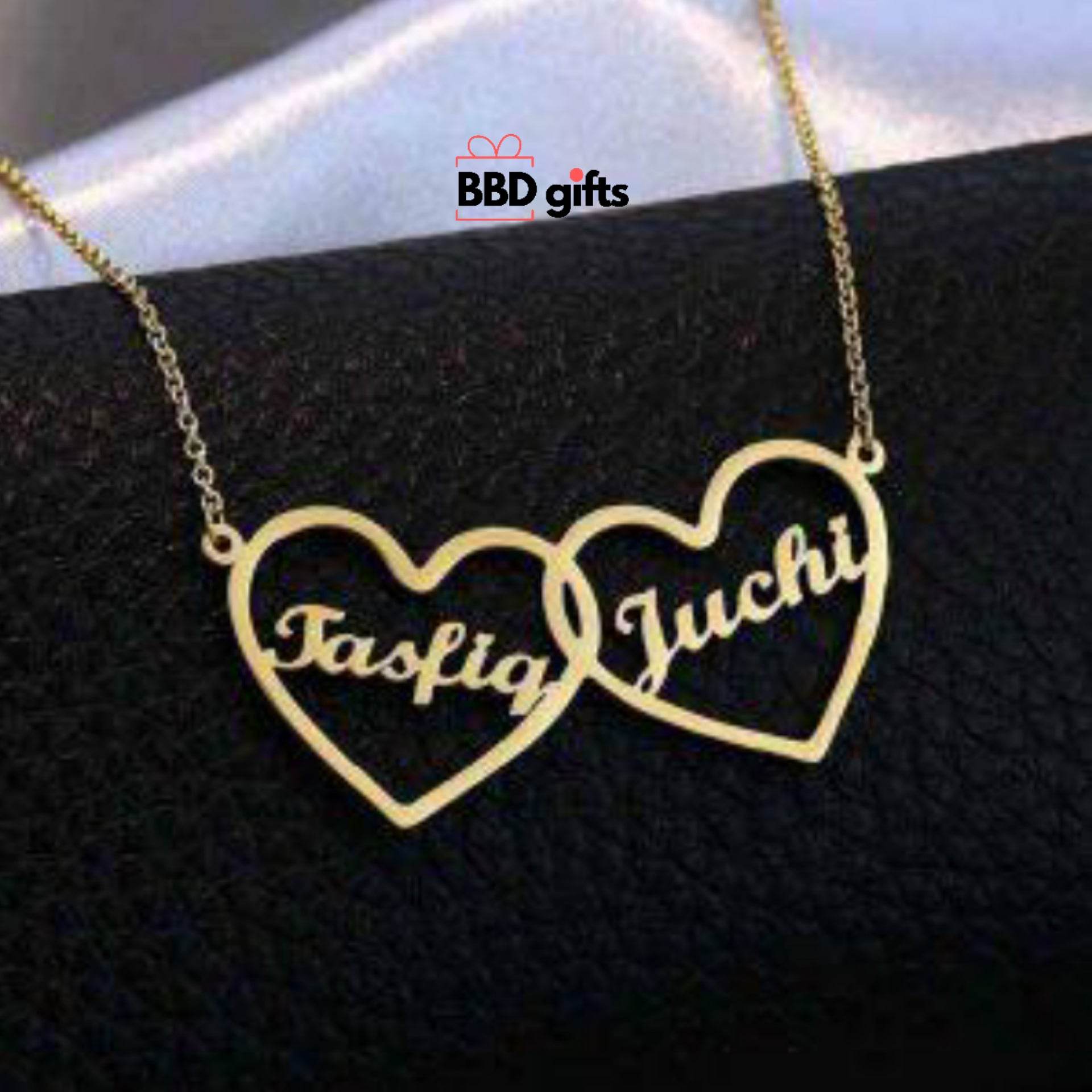 Personalised couple pendant - BBD GIFTS