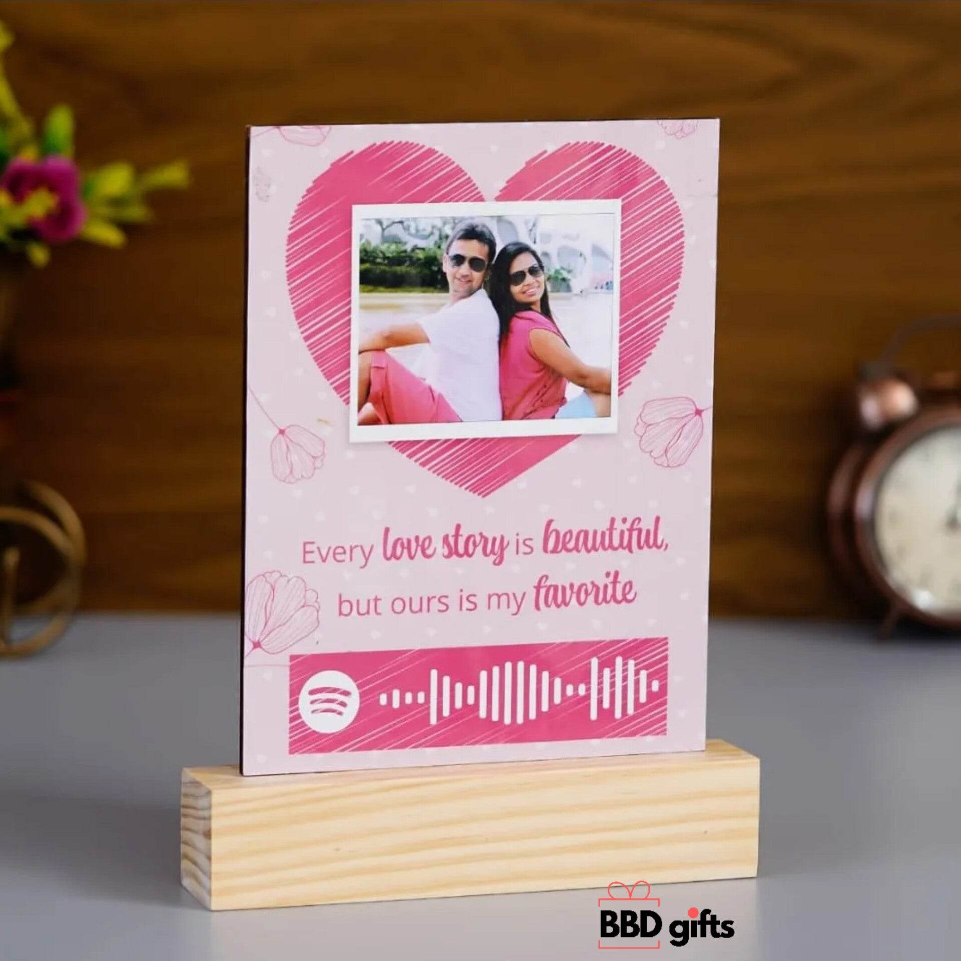 Customized Spotify Frame | Spotify frame for Couples - BBD GIFTS