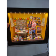 Miniature Box with Lights | Customized Handmade Miniature Frame| Personalized Handmade Art