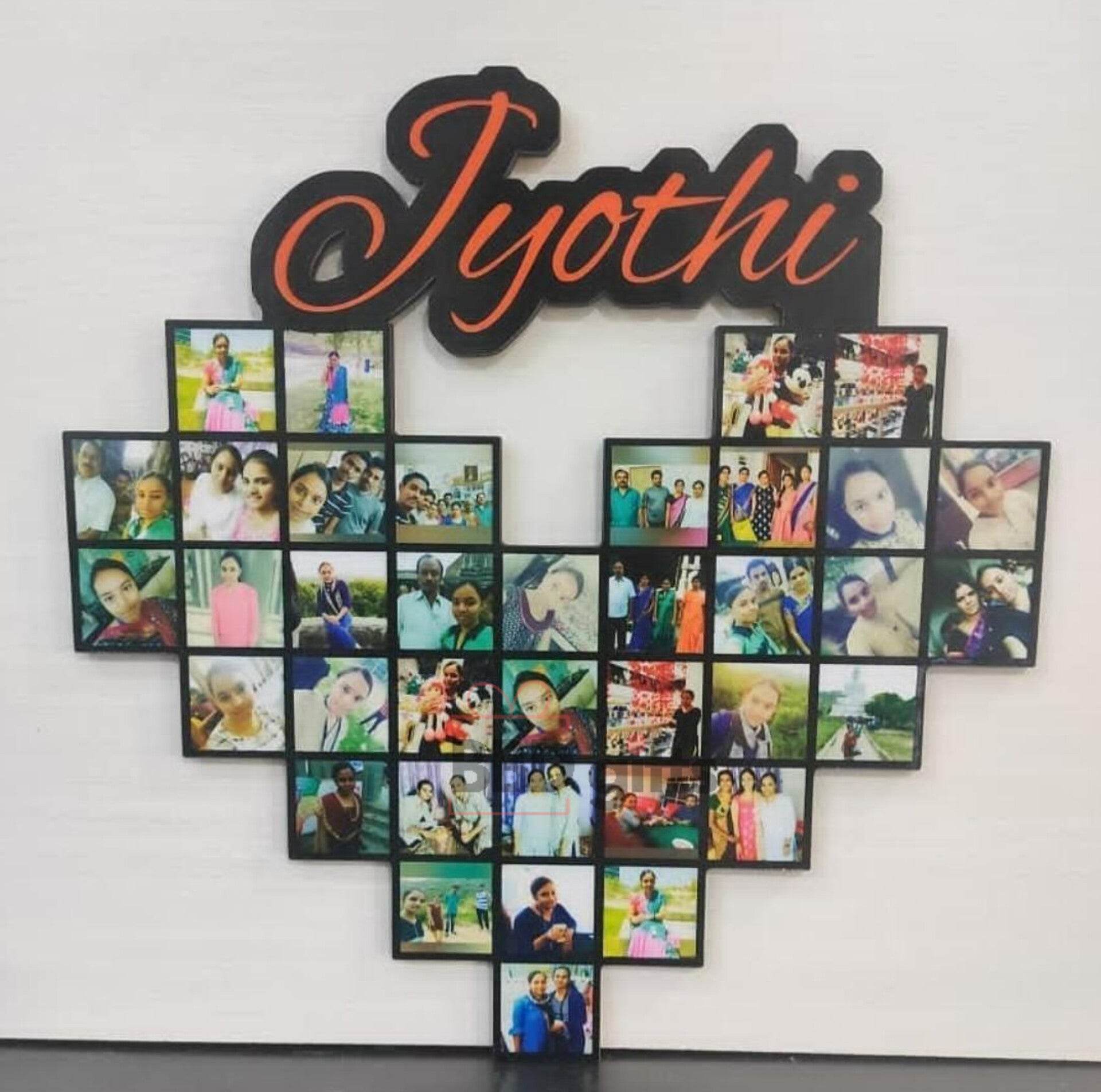 Customised Heart frame | Photo Frame - BBD GIFTS