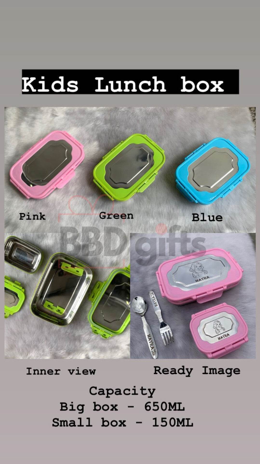 Customized special kids lunch box - BBD GIFTS