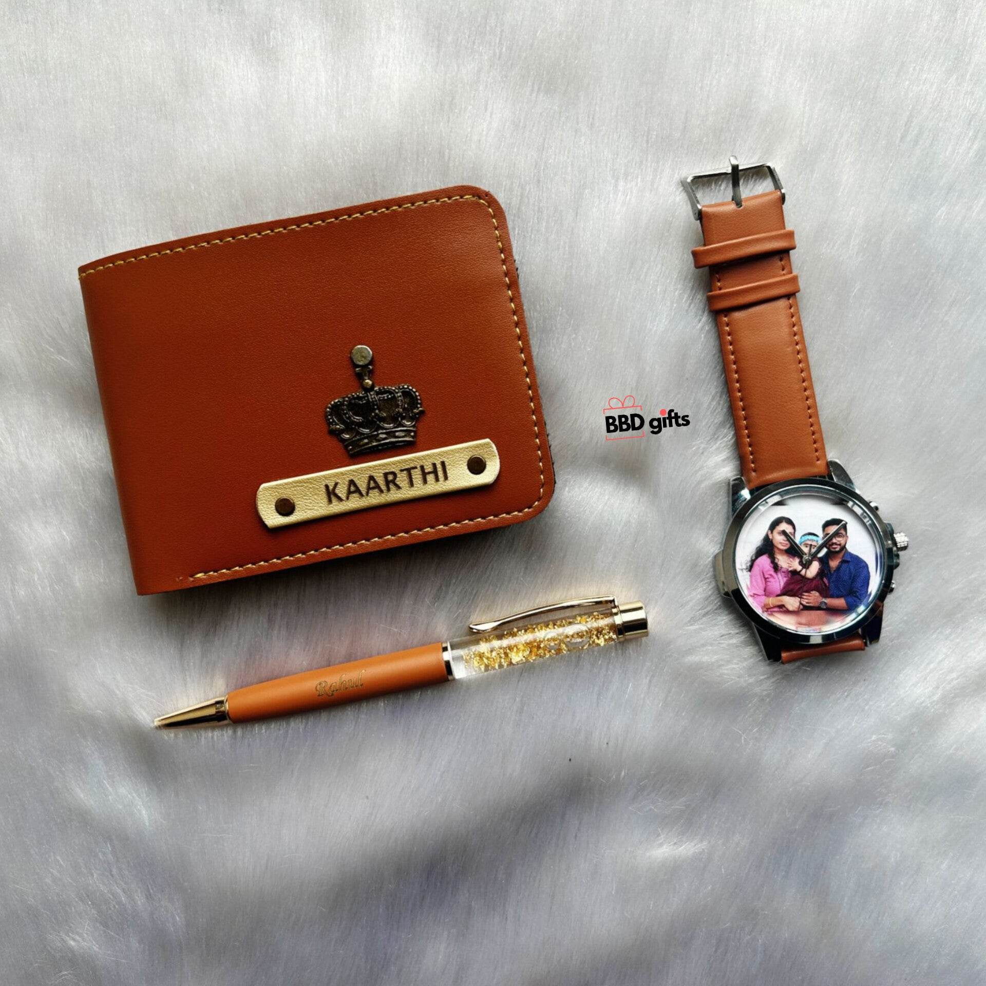 Personalized Gift For Boys - Watch Combo - Exclusive Gift For Boyfriend - Customized Combo Gift For Him - BBD GIFTS