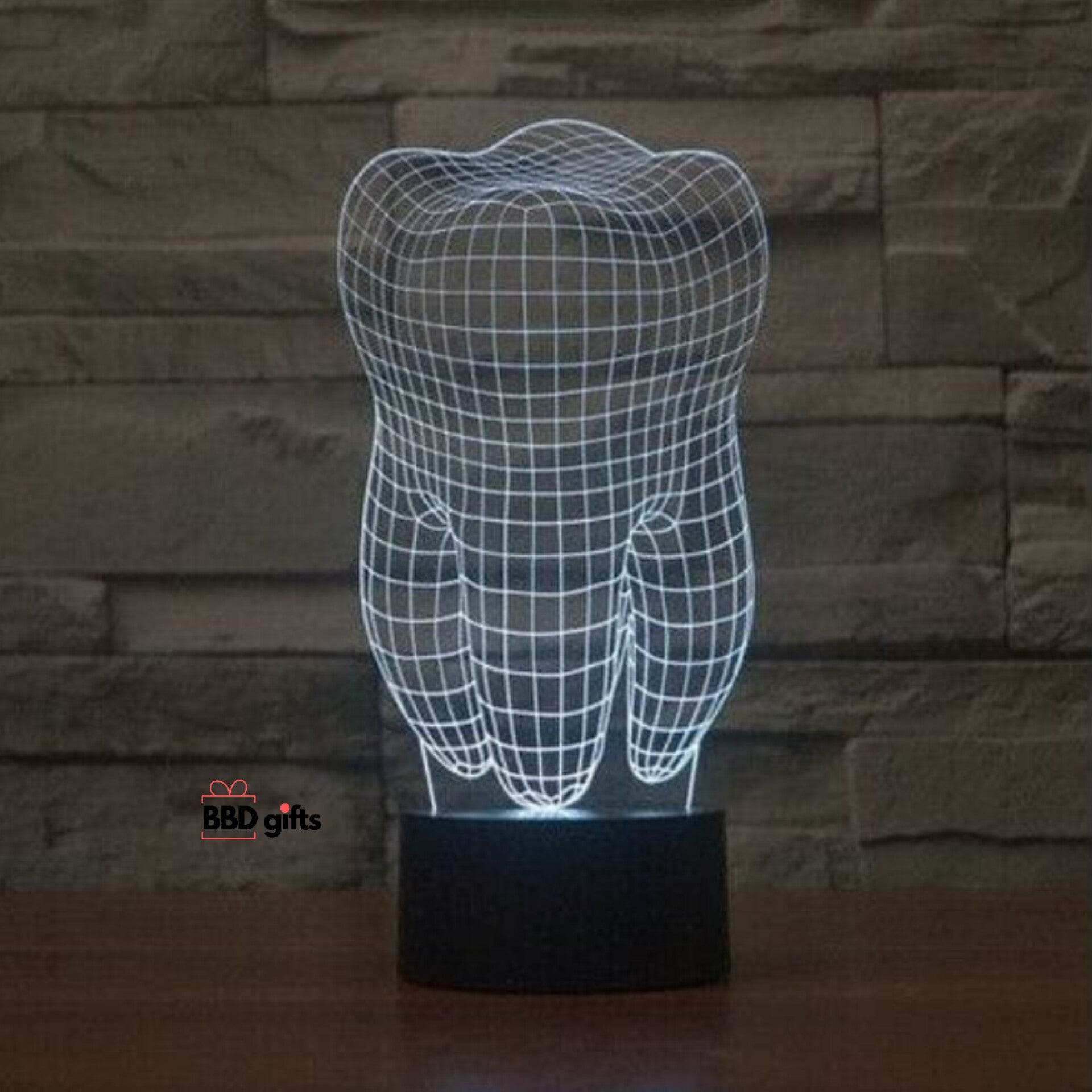 Illustration Lamp for Dentist | Best gift for dentist | Gifts for upcoming dentist | Dental gift ideas | Dentist gifts | Dentist Led Table Top - BBD GIFTS