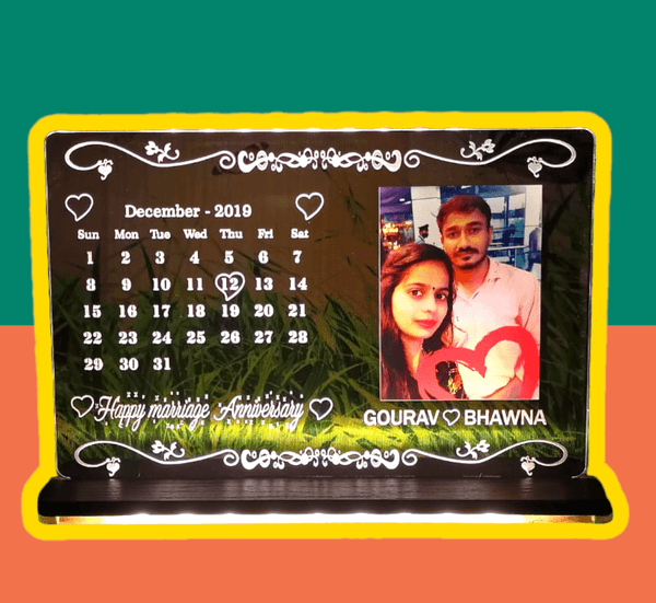 CUSTOMIZED LED Photo Frame - Anniversary Calendar - Cute Gift For Love –  BBD GIFTS
