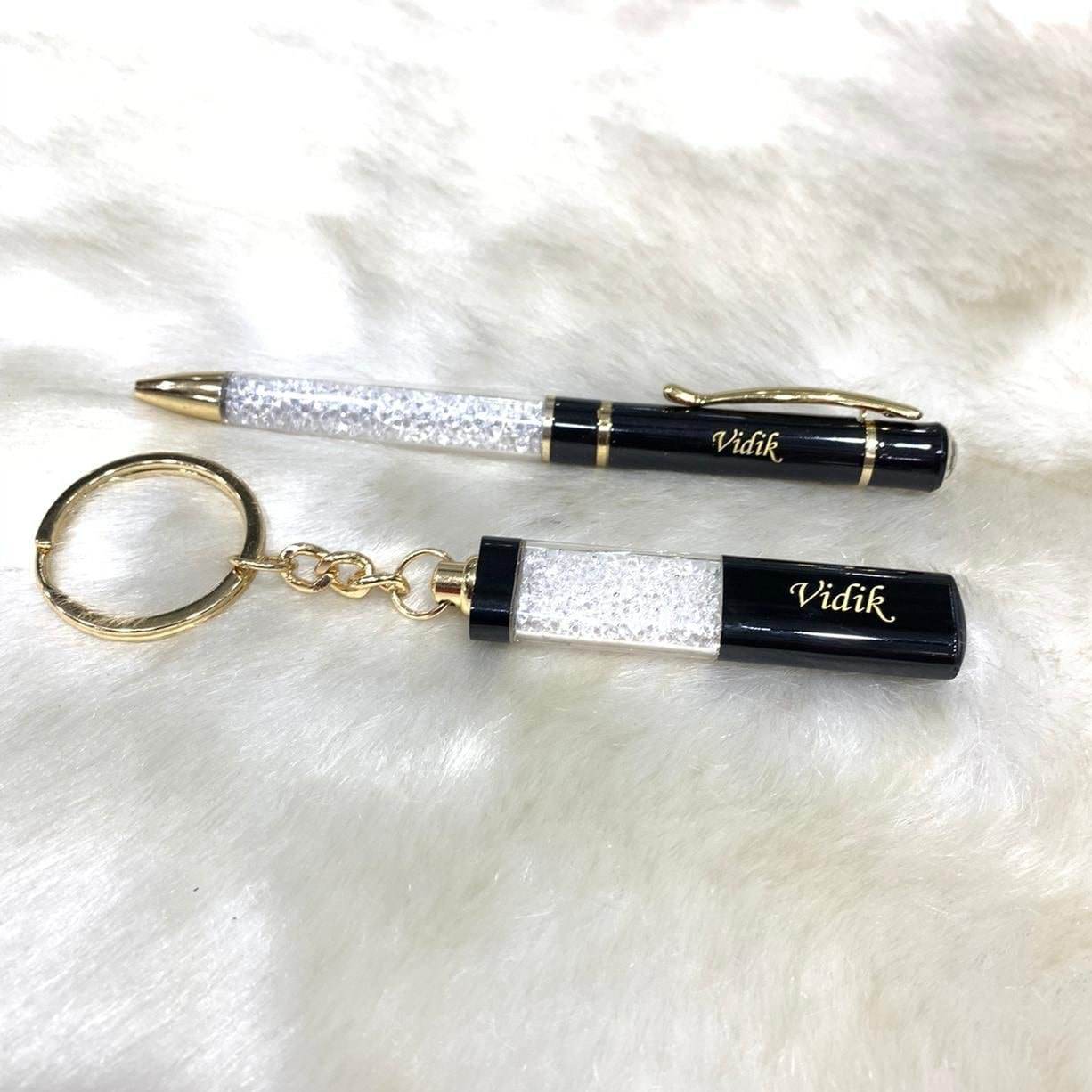 Customized Baleno Pen And Keychain Combo | Pen And Keychain Combo | Customized Pen - BBD GIFTS