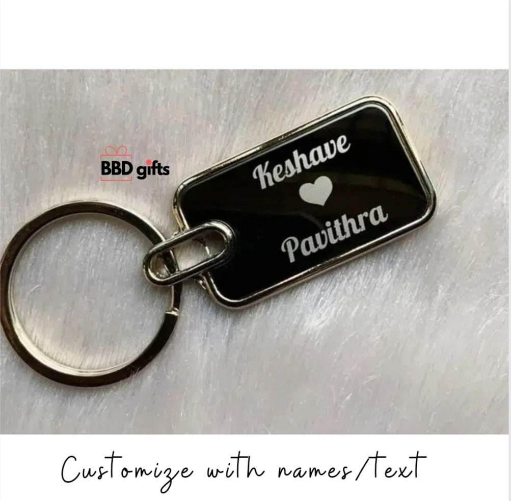 Customized metal keychainย | Keychains | Custom made keychains | keychains under 300 rs| Metal keychains | best metal keychains | buy keychains online - BBD GIFTS