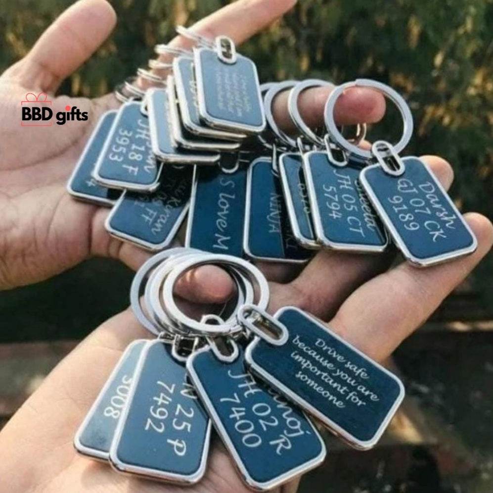 Customized metal keychainย | Keychains | Custom made keychains | keychains under 300 rs| Metal keychains | best metal keychains | buy keychains online - BBD GIFTS