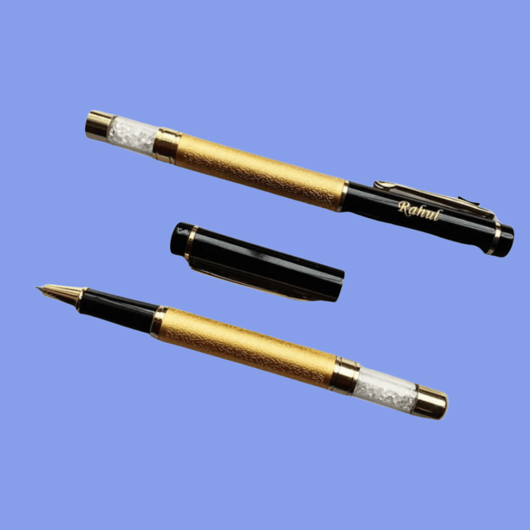 Customized Crystal Pen | Trendy pens for office | Best gifts for teachers | Stylish pens under 300 rs | Attractive pens | Modern pens - BBD GIFTS