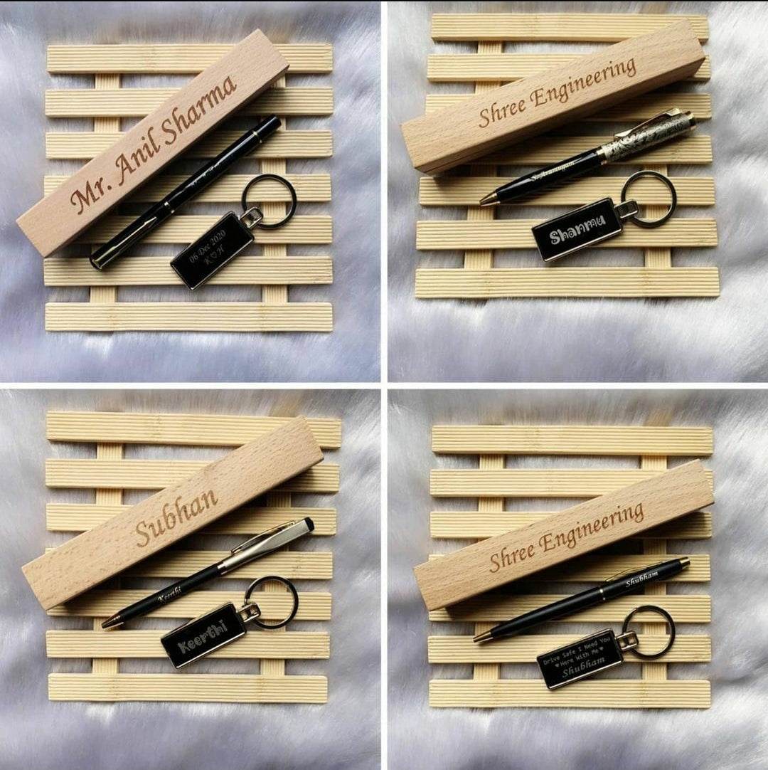 Pen And Keychain Combo | Best Gift For Brother | Personalised Gift For Boys - BBD GIFTS