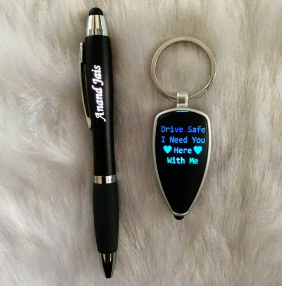 LED Pen And Keychain Combo | Budget Friendly Combo Gifts - BBD GIFTS