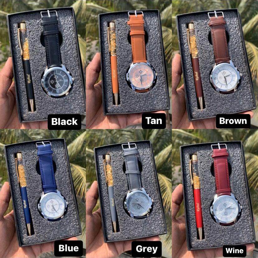 Pen And Watch Combo - Combo Gift For Men - Gift Ideas For Him - BBD GIFTS