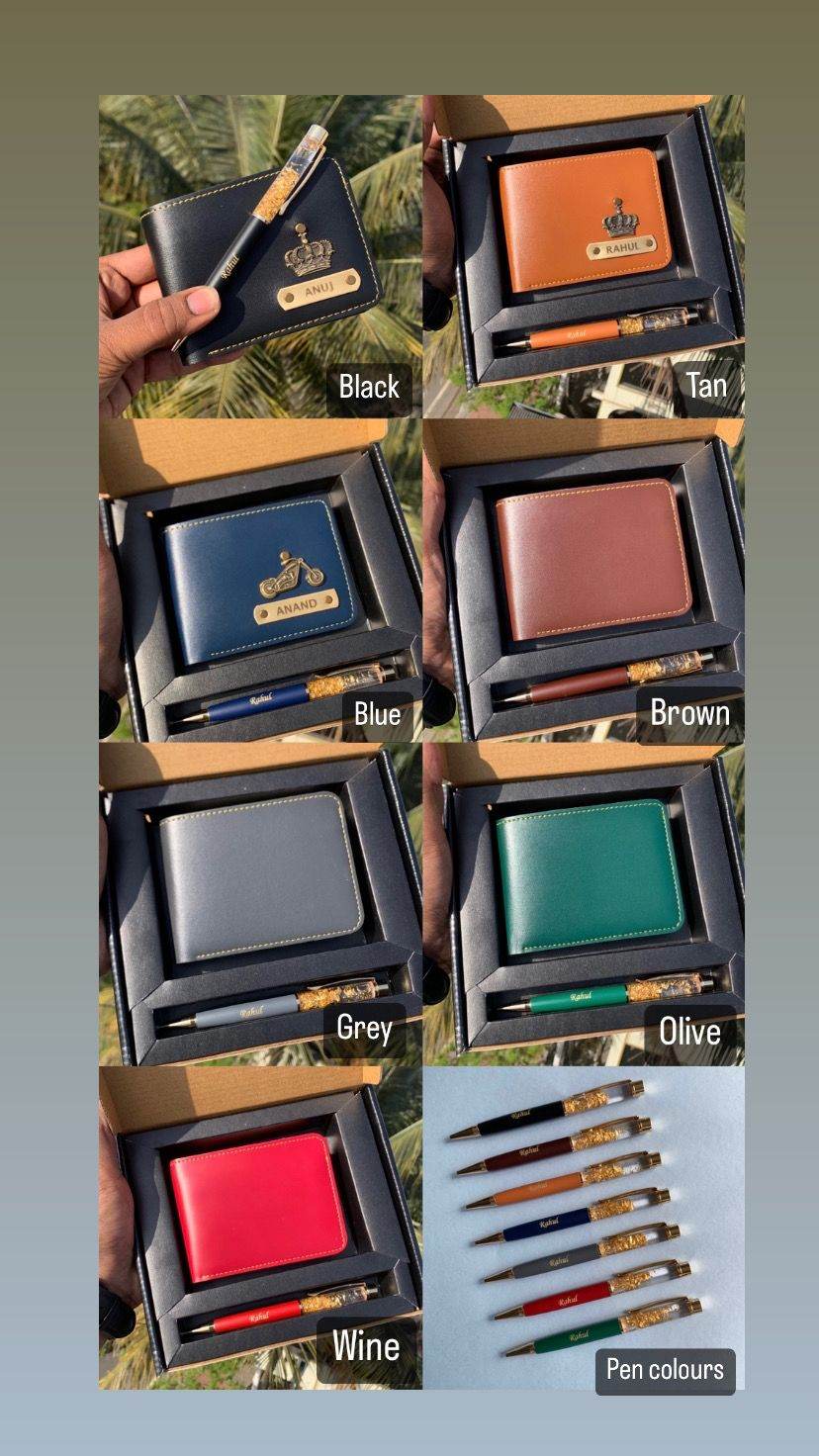 Wallet And Pen Combo - Combo Gift For Men - Budget Friendly Gift Combo - Corporate Gift Ideas - BBD GIFTS