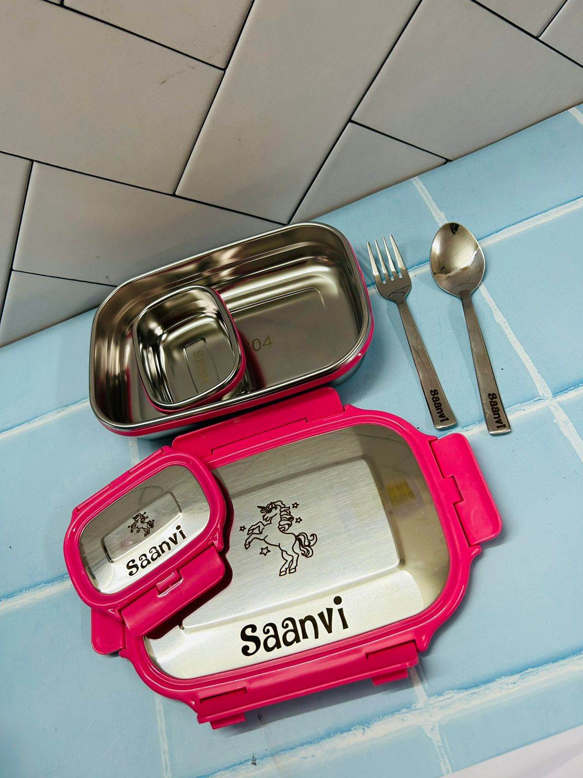Personalized Kids Lunch Box Set - BBD GIFTS