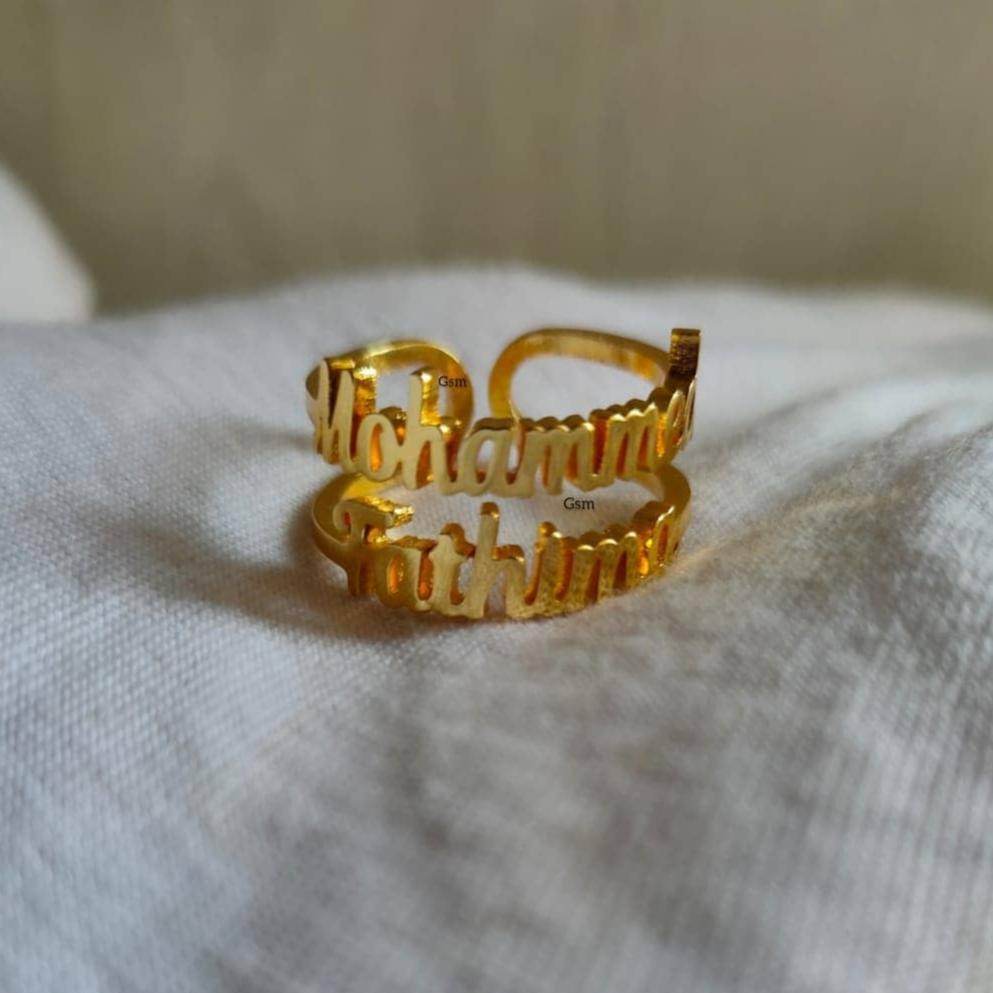 Name Ring For Couple - BBD GIFTS
