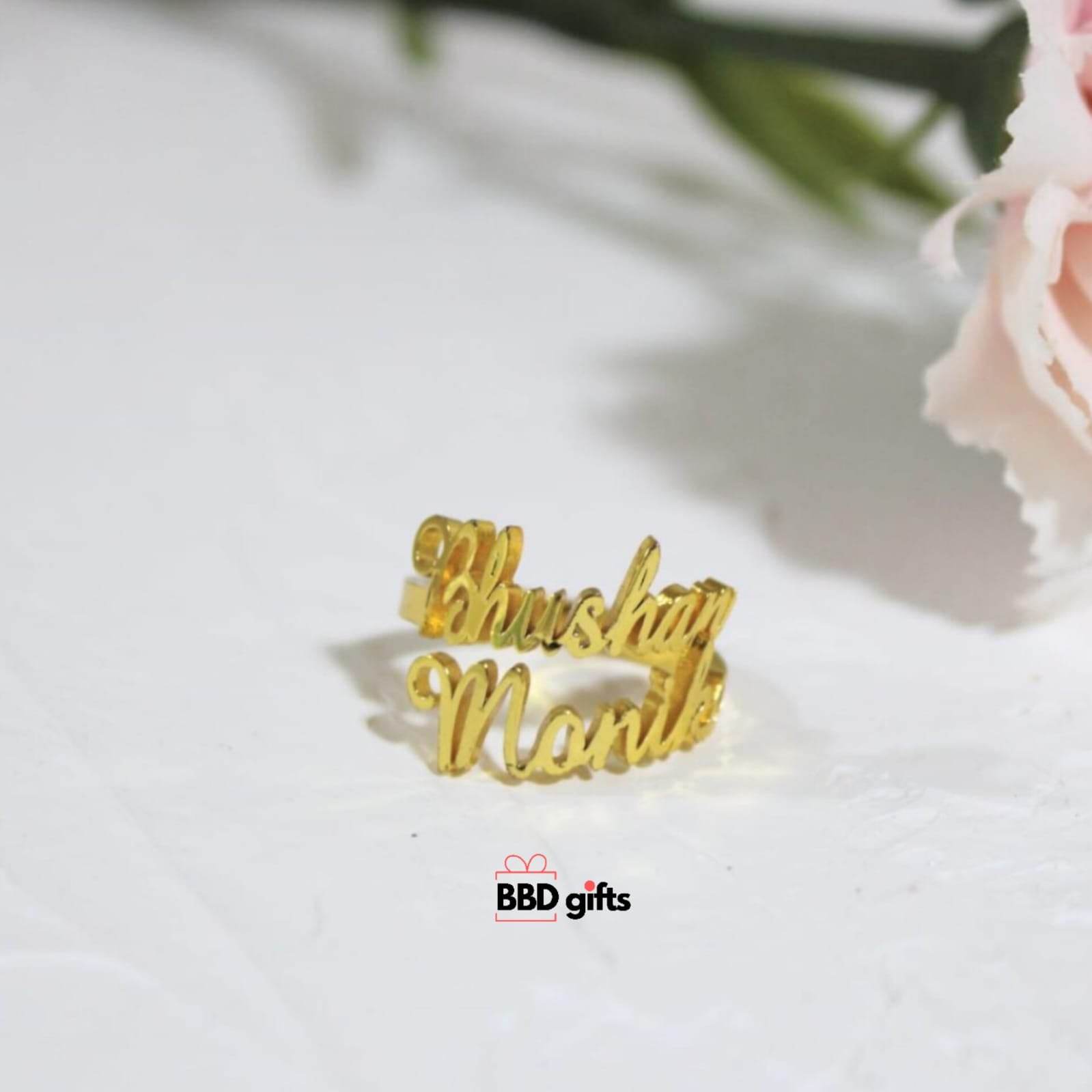 Couple Name Ring - BBD GIFTS