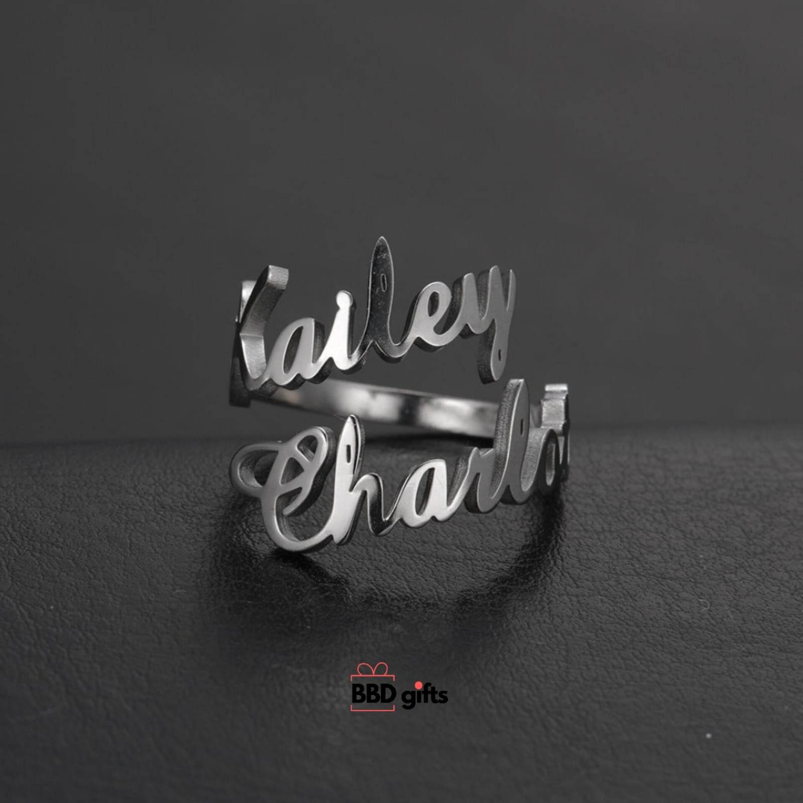 Couple Name Ring - BBD GIFTS