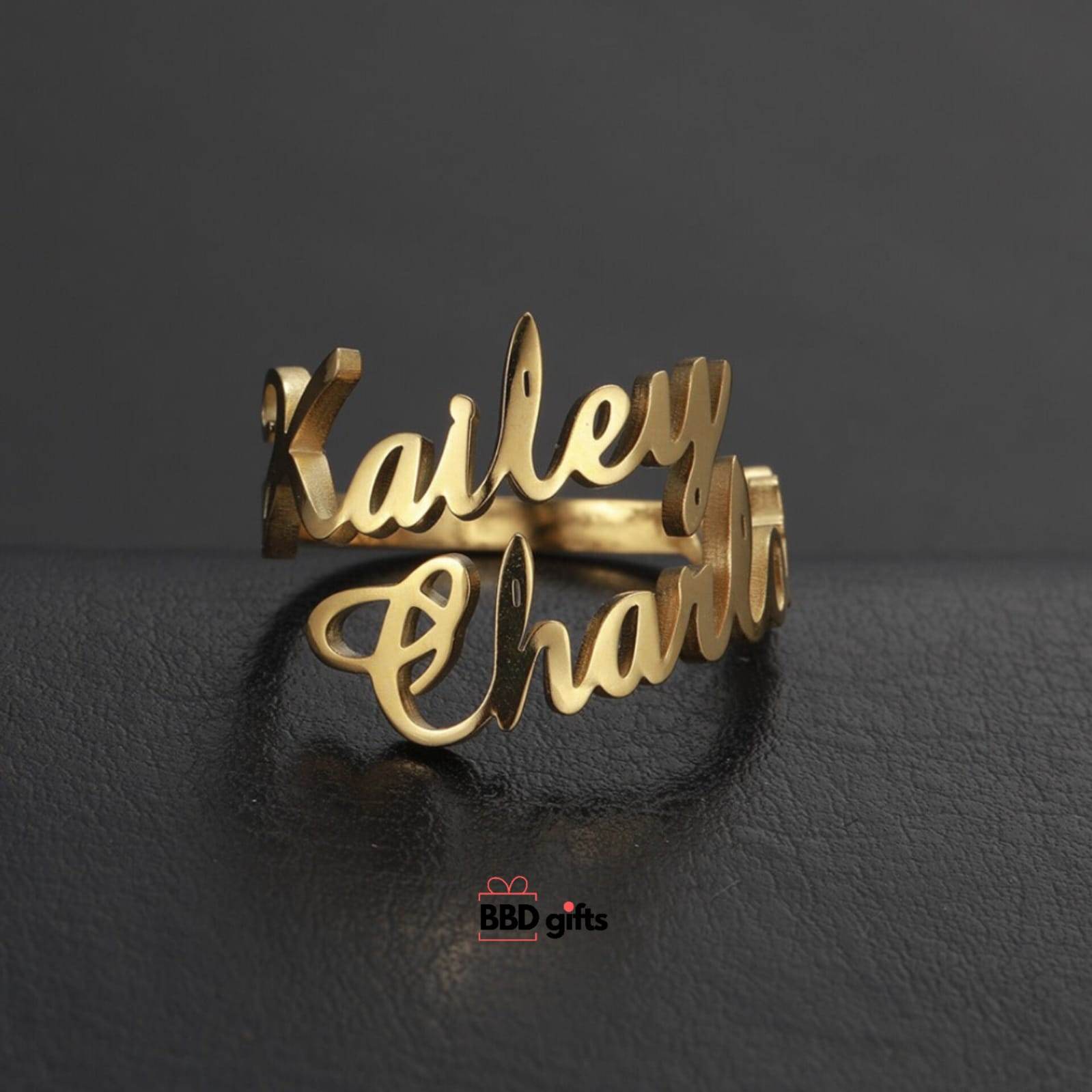 Couple Name Ring - BBD GIFTS