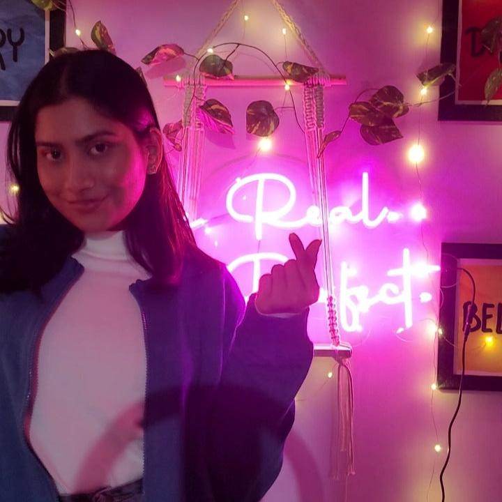 Be Real Not Perfect Neon Light - Neon Sign Board - Custom Neon Sign - LED Neon Sign - BBD GIFTS