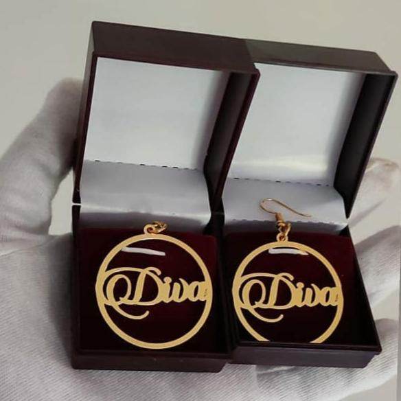 Customized Name Ear Rings - BBD GIFTS