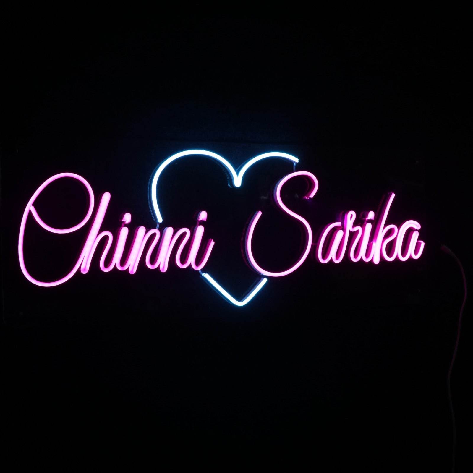 Couple Name Neon Sign - Personalized led Neon - Custom Neon Light - Neon Sign Board - BBD GIFTS