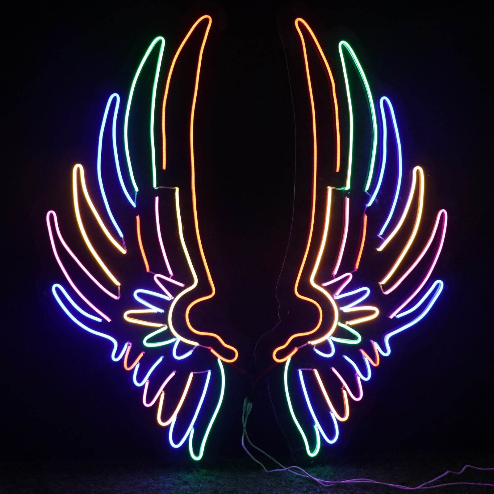 Customized led neon angel wings - Led neon signs - Custom neon sign - Led wings for wall - BBD GIFTS