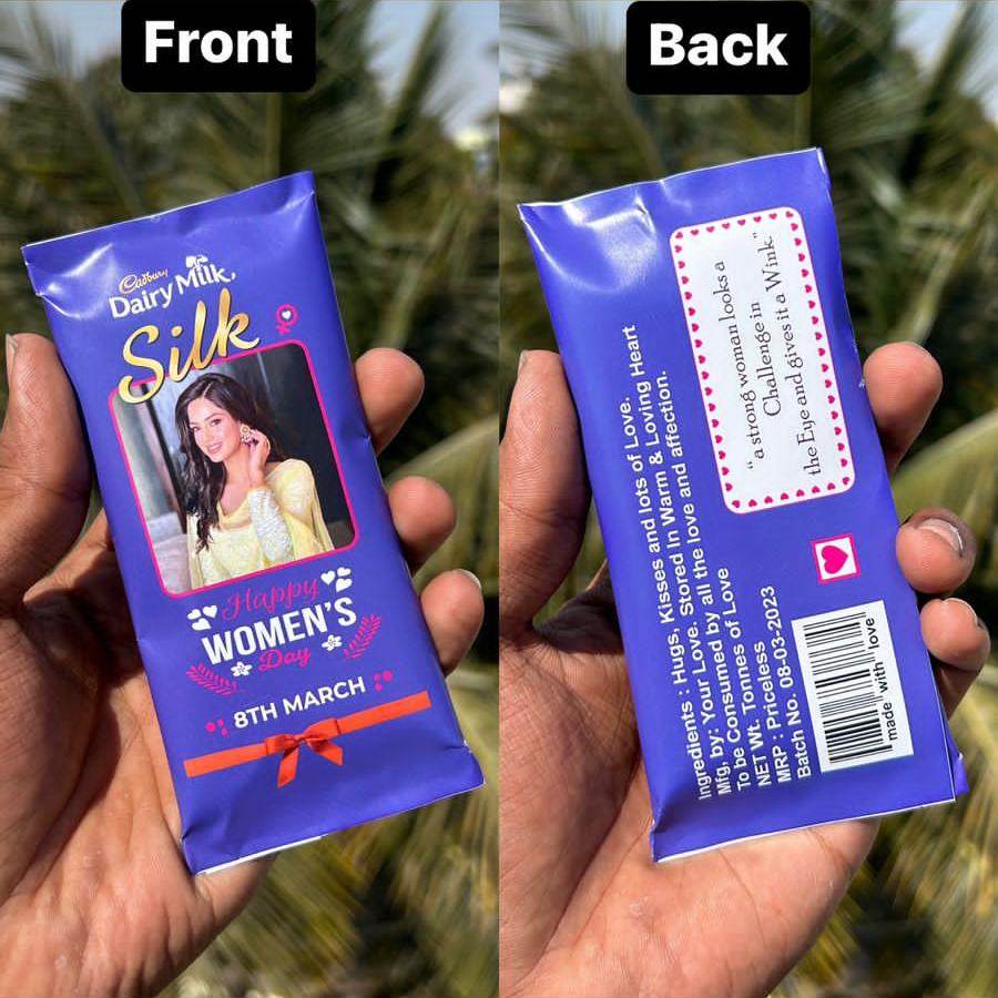 Custom Photo Chocolate Gift – Perfect for Girlfriend, Sister, Mom, or Friend