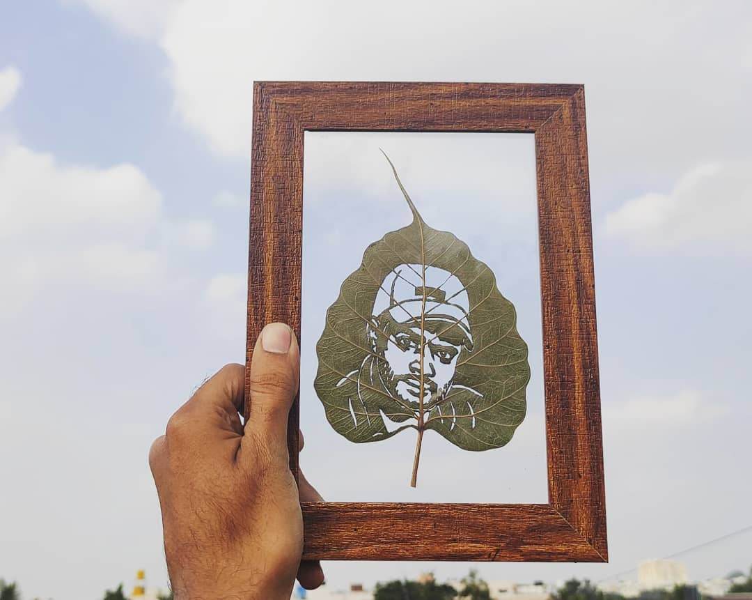 Natural Custom Leaf Art | Best Gifts For Birthday , Occasional , Anniversaries ,girls | gift for him and her - BBD GIFTS