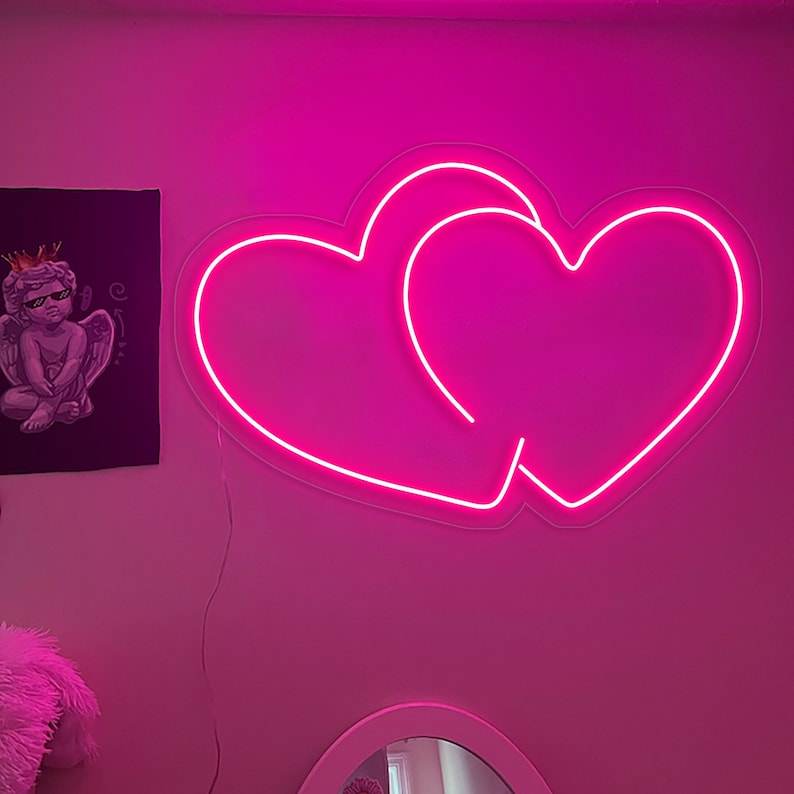 Customized love Heart Led Neons - BBD GIFTS