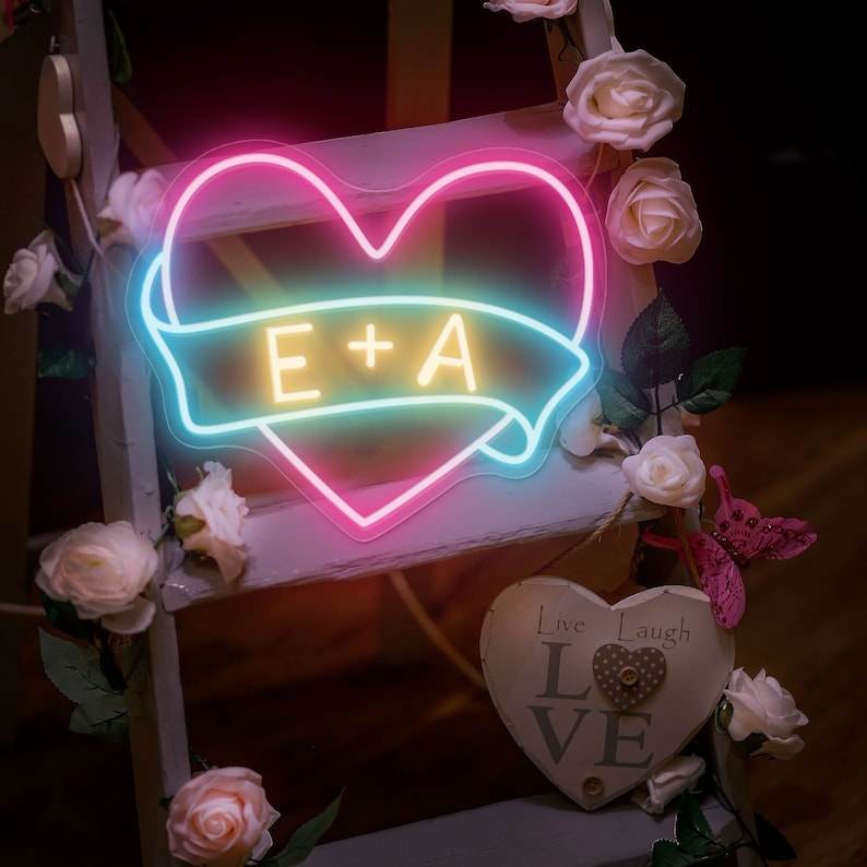 Personalized Led Intial Neon sign - BBD GIFTS