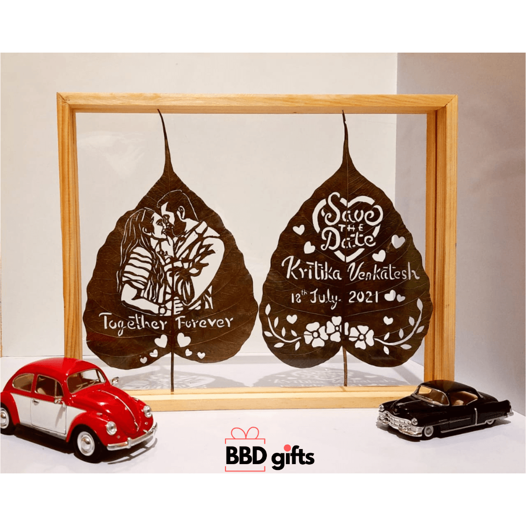 Custom Leaf Memory Frames | Best Gift Ideas For couples , Parents - BBD GIFTS