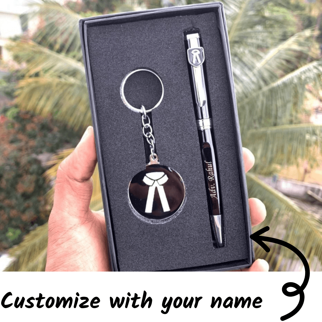 Advocate Pen & Keychain Set | Best Gift for Lawyer - BBD GIFTS