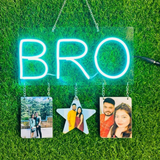 Rakhi Neon Lights Bro|Rakhi Celebration Decor|Custom Neon Signs India|Personalized Rakhi Decor|gift for brother