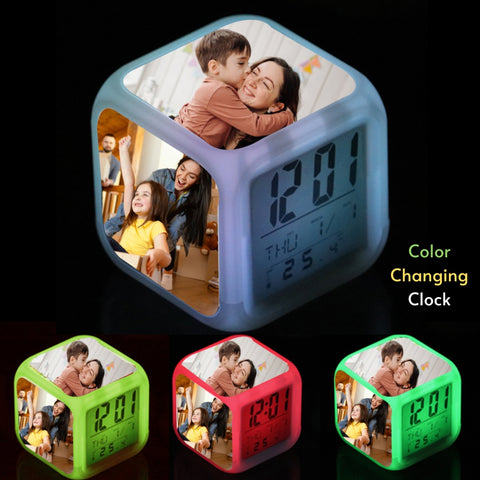 Customised Alarm Clock - Photo Clock - Gifts For Kids - Birthday Gifts - BBD GIFTS