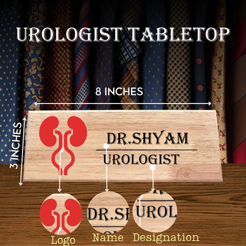 Customized Desktop Name Plate for Doctor | Best doctor gift |