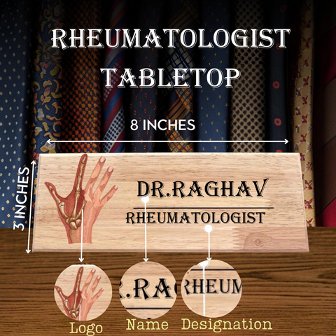 Customized Desktop Name Plate for Doctor | Best doctor gift |